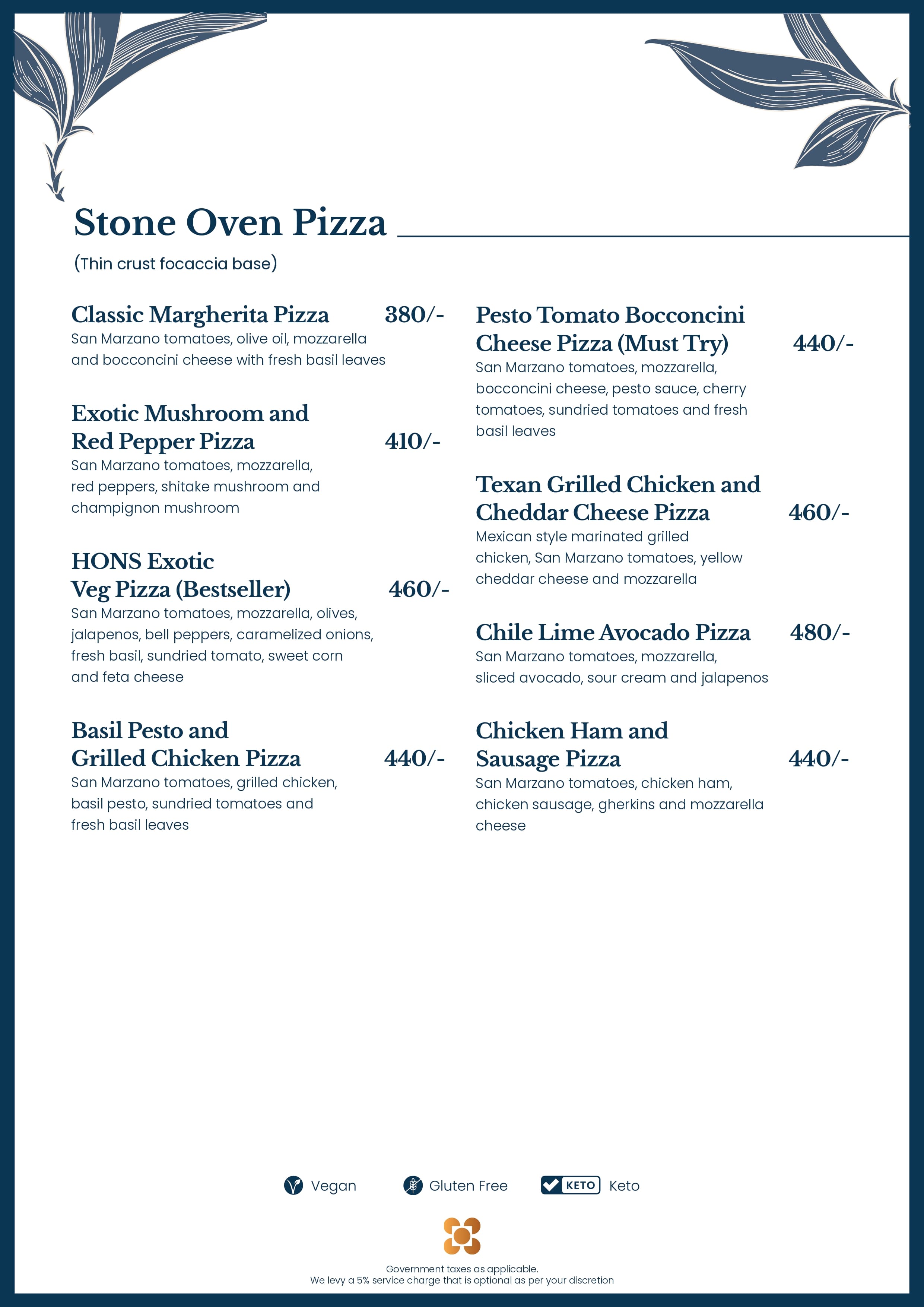 Food Menu page 6
