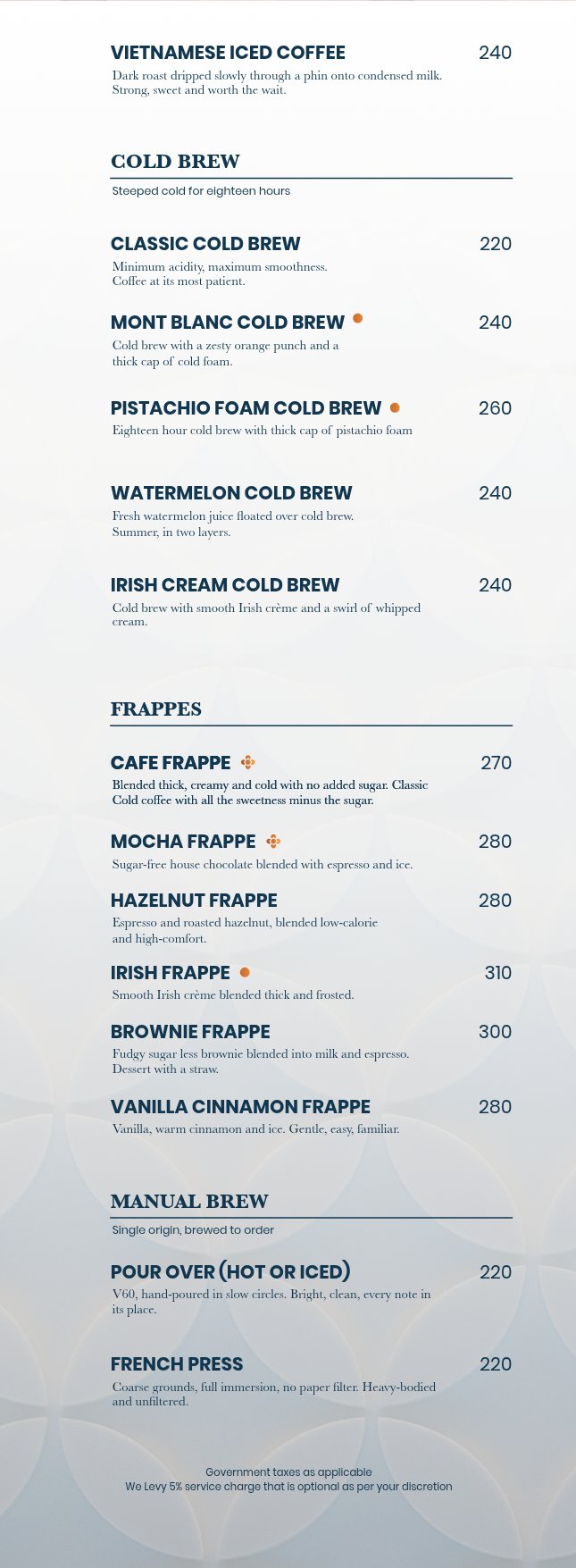 Beverage Menu page 4