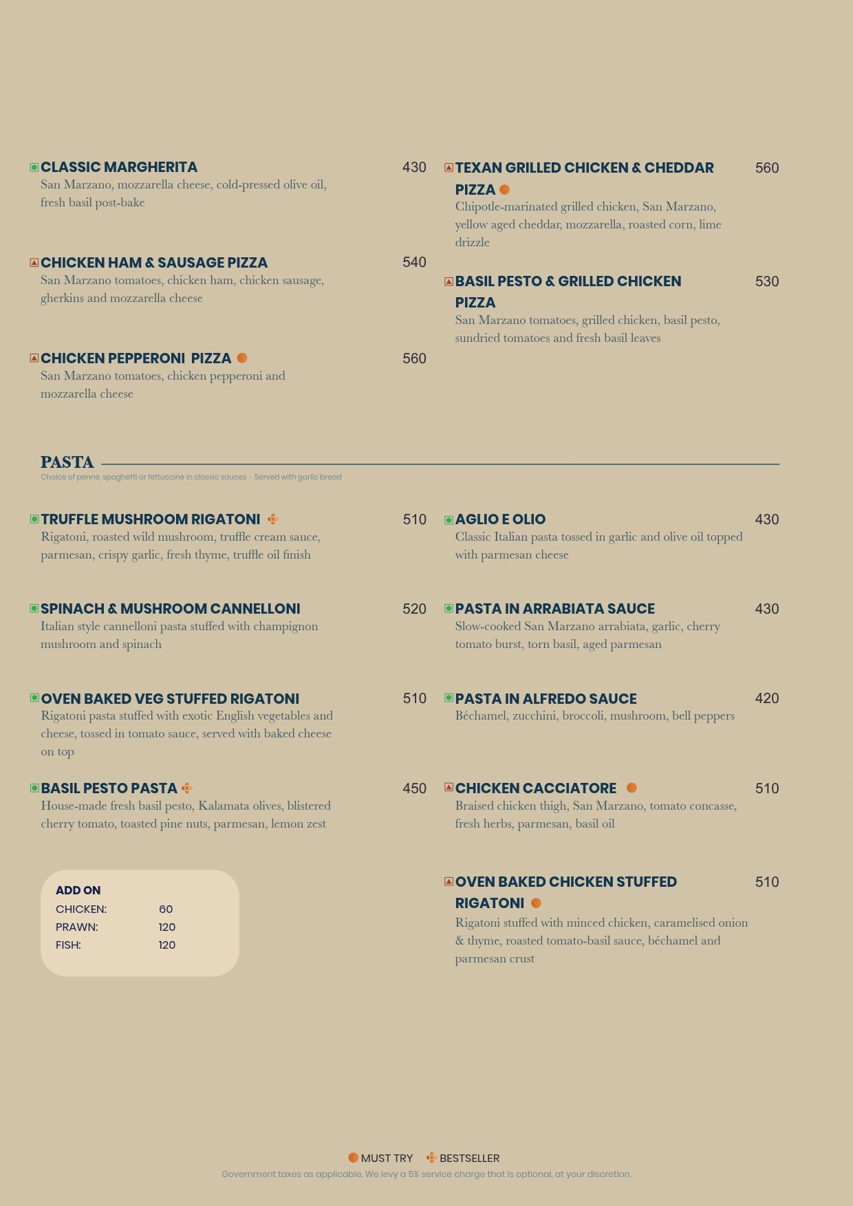 Food Menu page 6