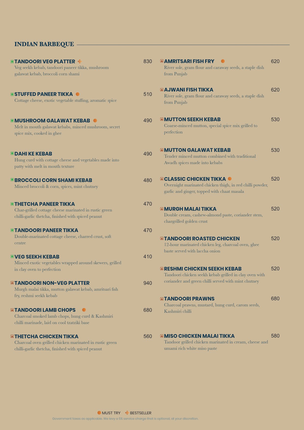 Food Menu page 9