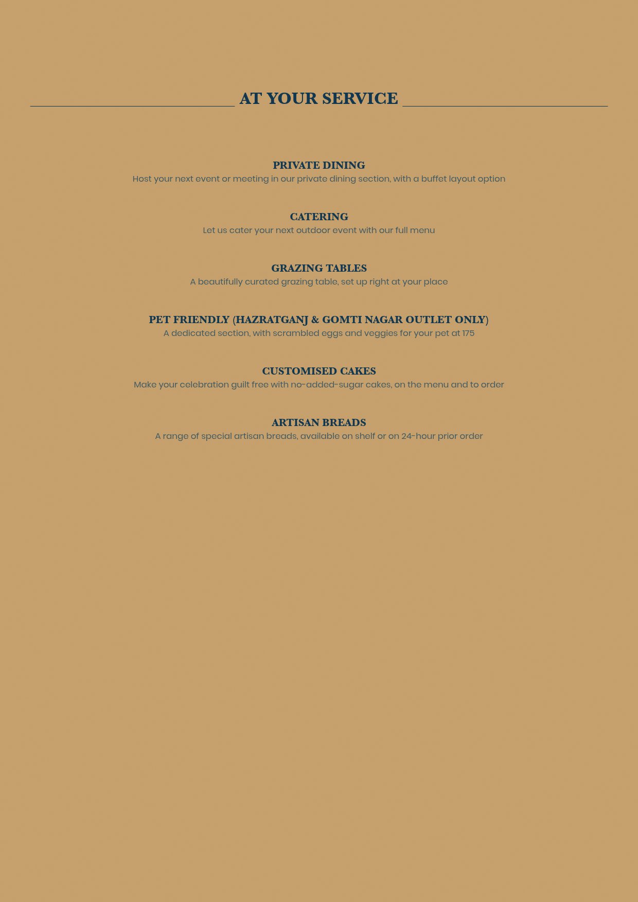 Food Menu page 13
