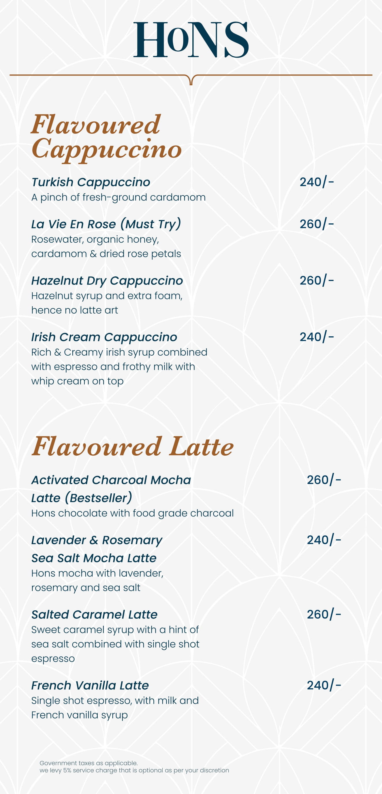 Beverage Menu page 3