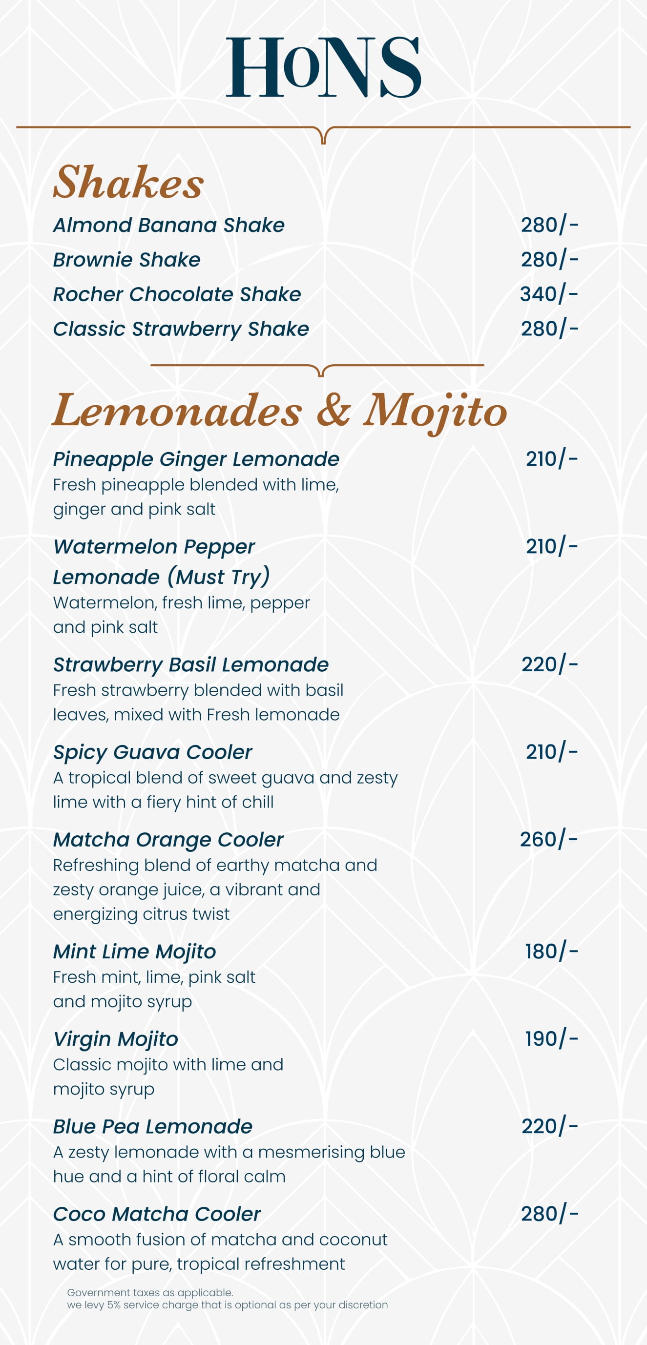 Beverage Menu page 9