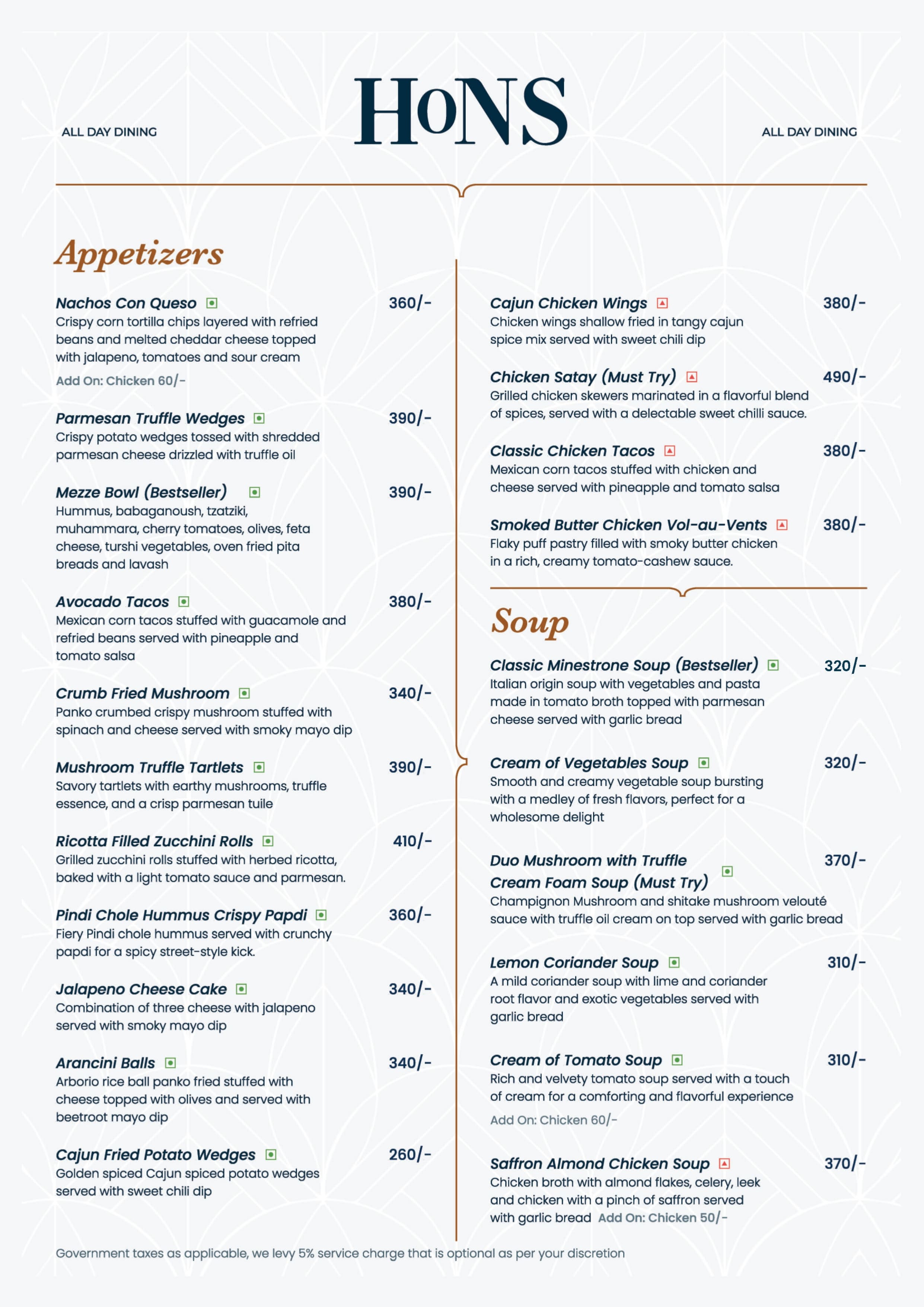 Food Menu page 4
