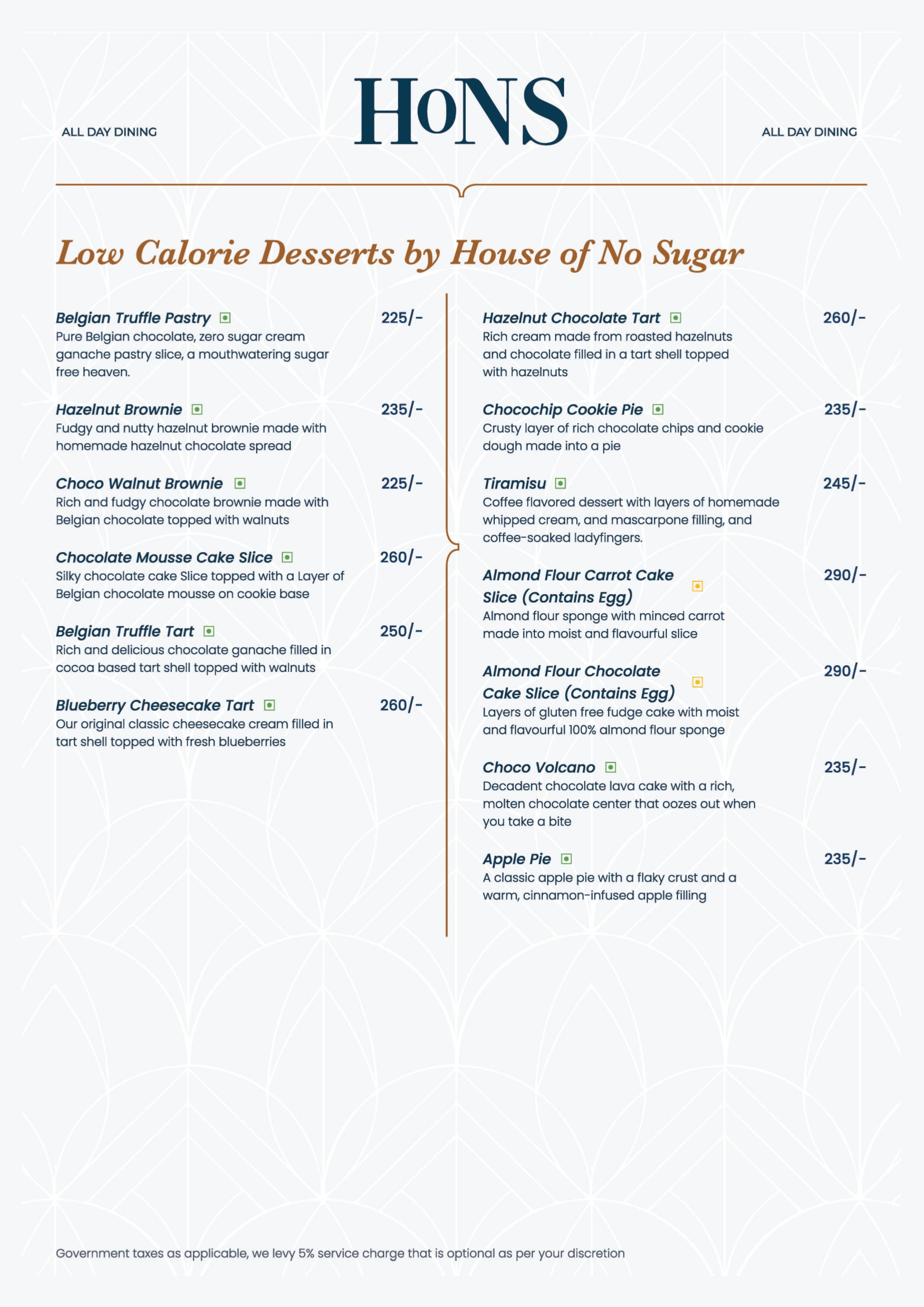 Food Menu page 13