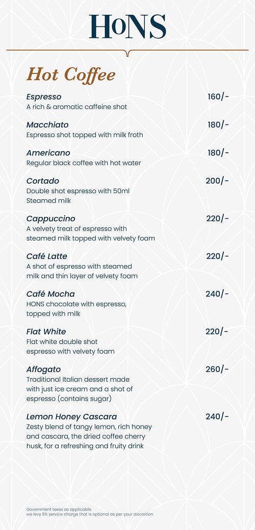 Beverage Menu page 2