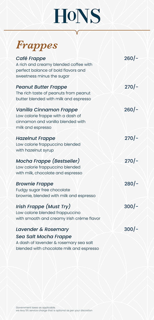 Beverage Menu page 5