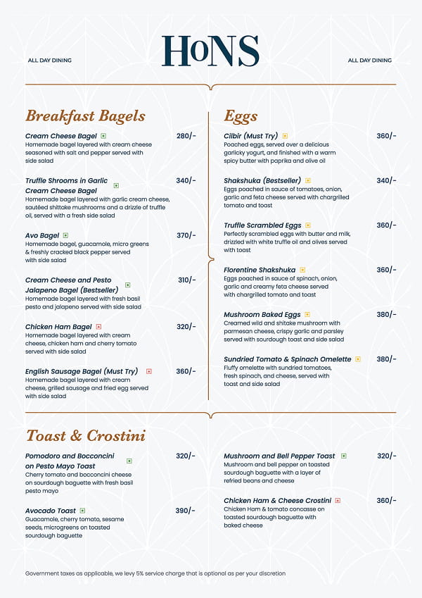 Food Menu page 2