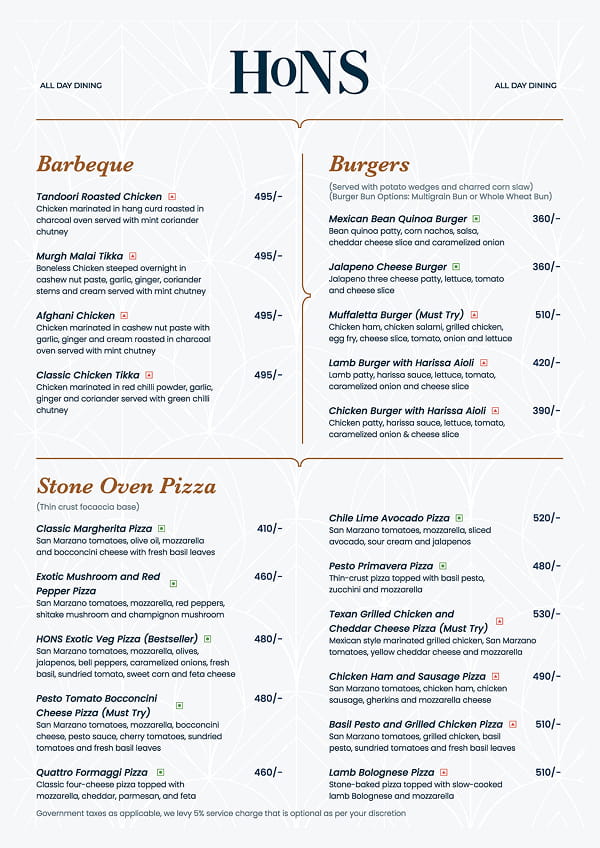 Food Menu page 6