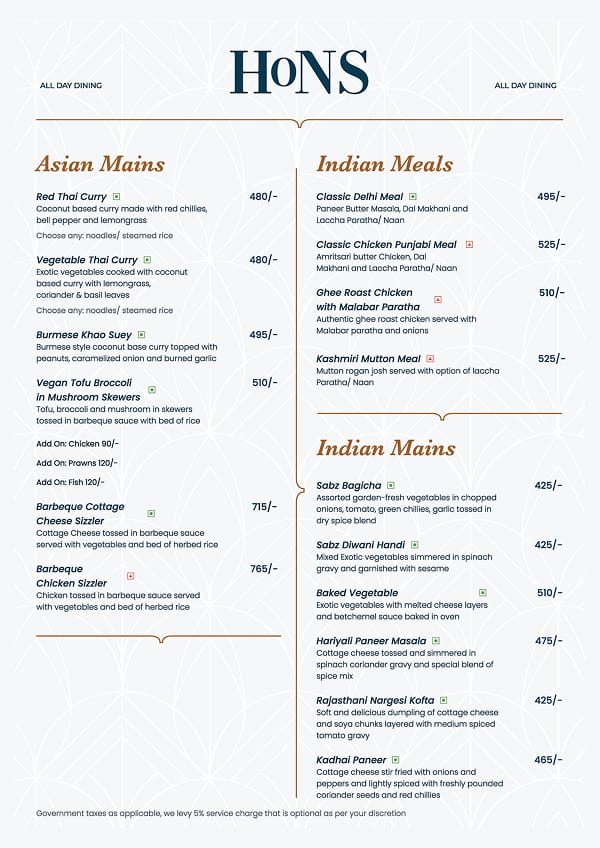 Food Menu page 9