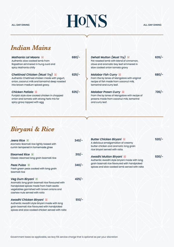 Food Menu page 11
