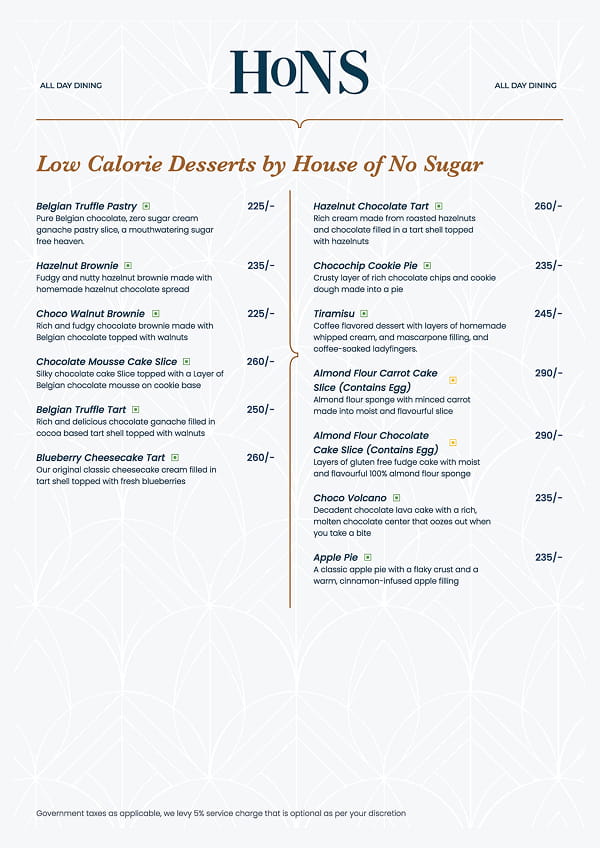 Food Menu page 13
