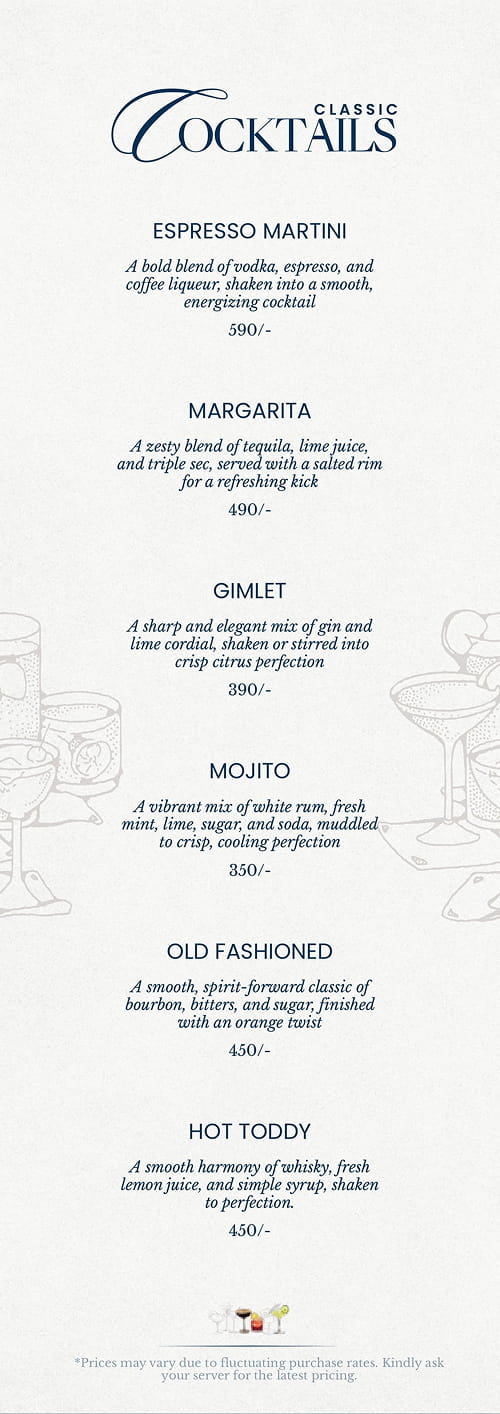 Liquor Menu page 2
