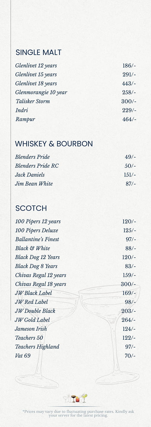Liquor Menu page 5